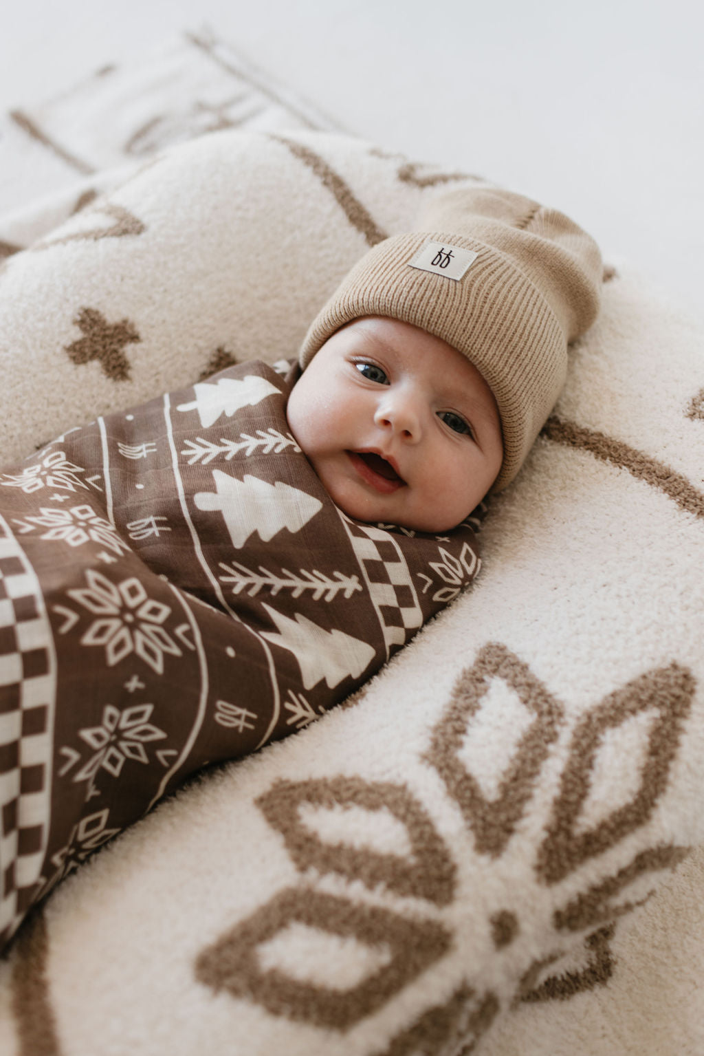 Muslin Swaddle | Forever Fair Isle