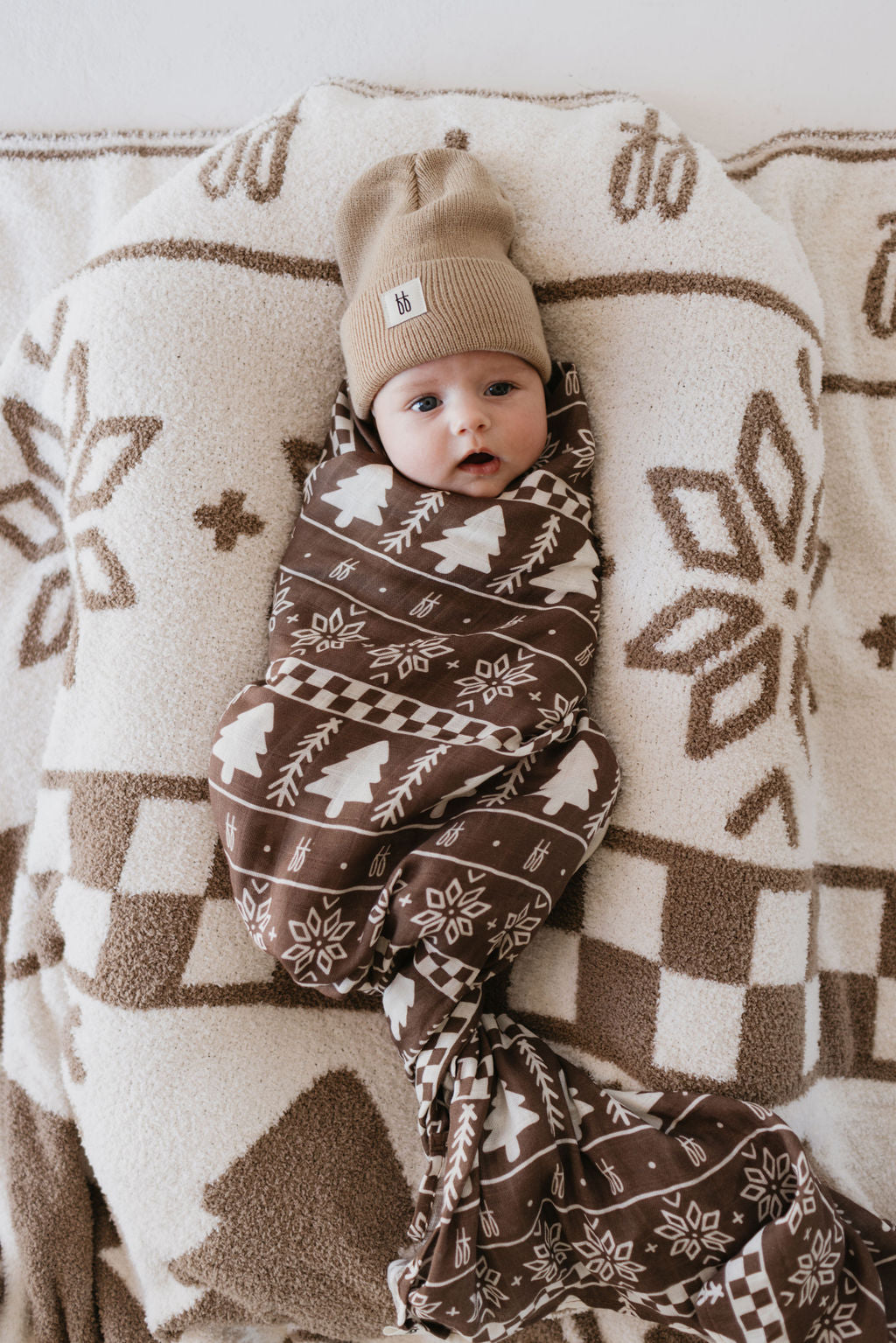 Muslin Swaddle | Forever Fair Isle