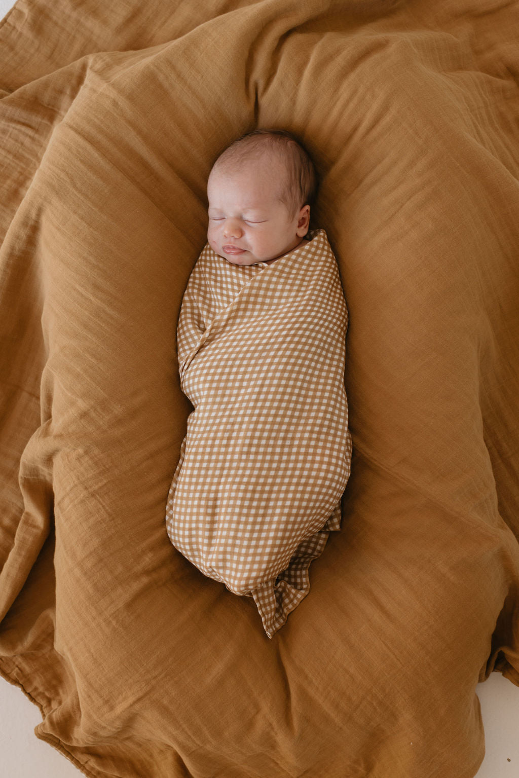 Muslin Swaddle | Golden Gingham