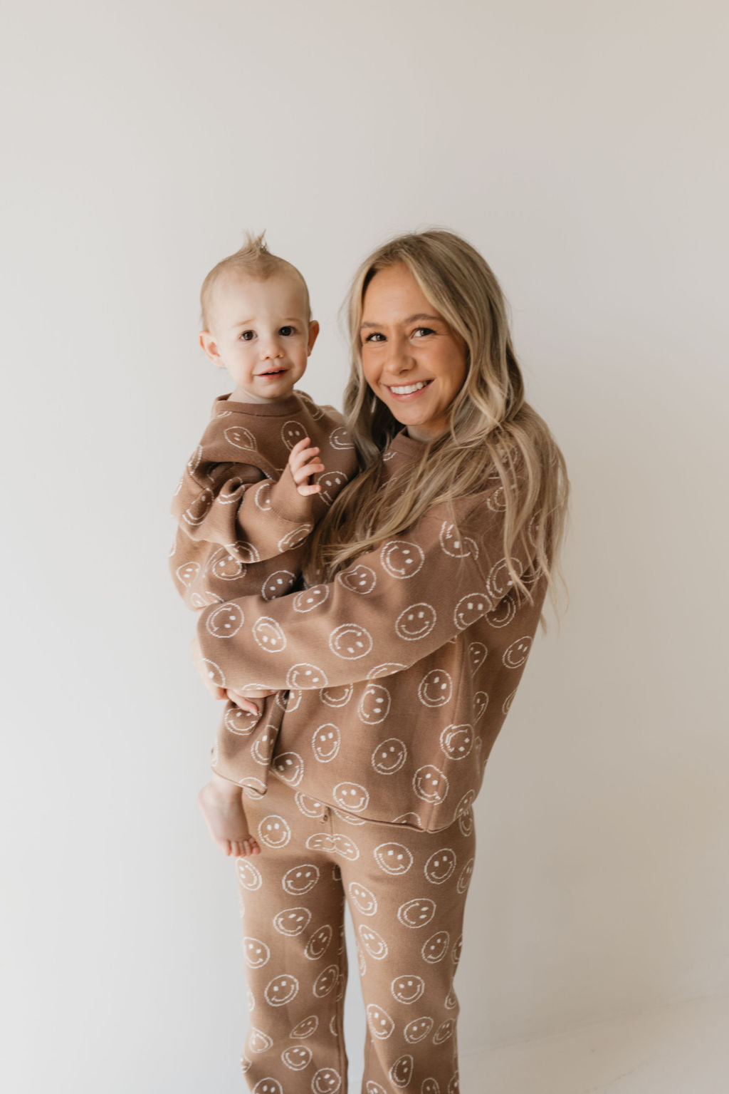 Knit Pant Set | Tan Just Smile