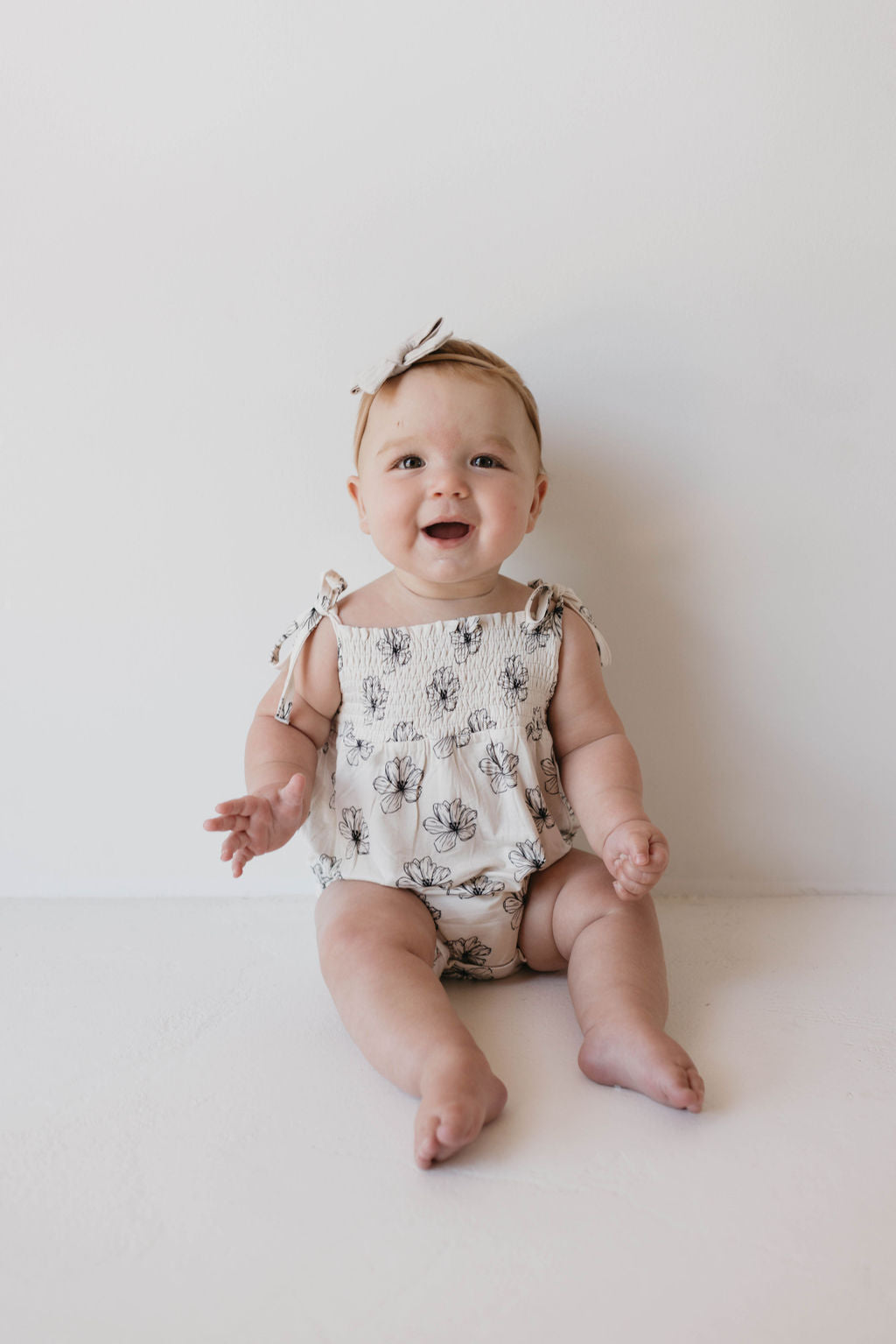 Bamboo Tie Top Romper | Desert Bloom