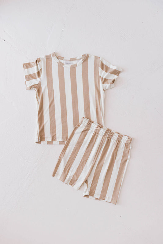 Bamboo Short Sets | Kal Stripe