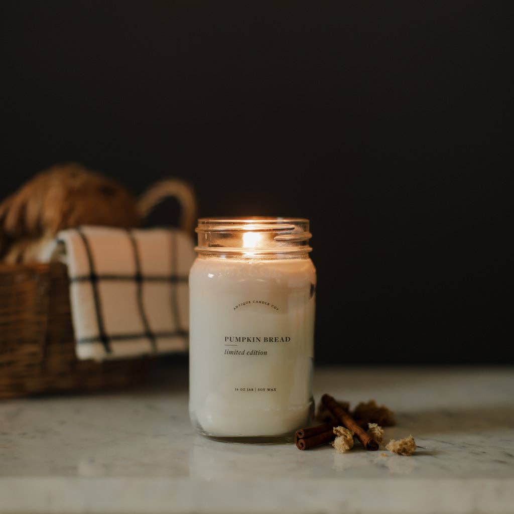 Pumpkin Bread - Soy Wax Mason Jar Candle