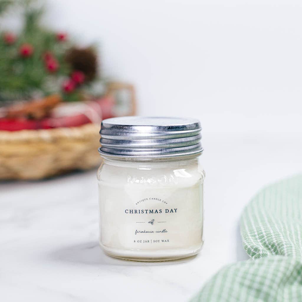 Christmas Day - Soy Wax Mason Jar Candle