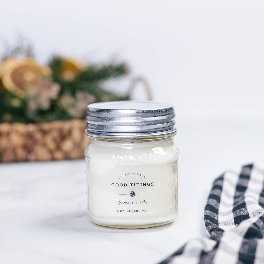 Good Tidings - Soy Wax Mason Jar Candle