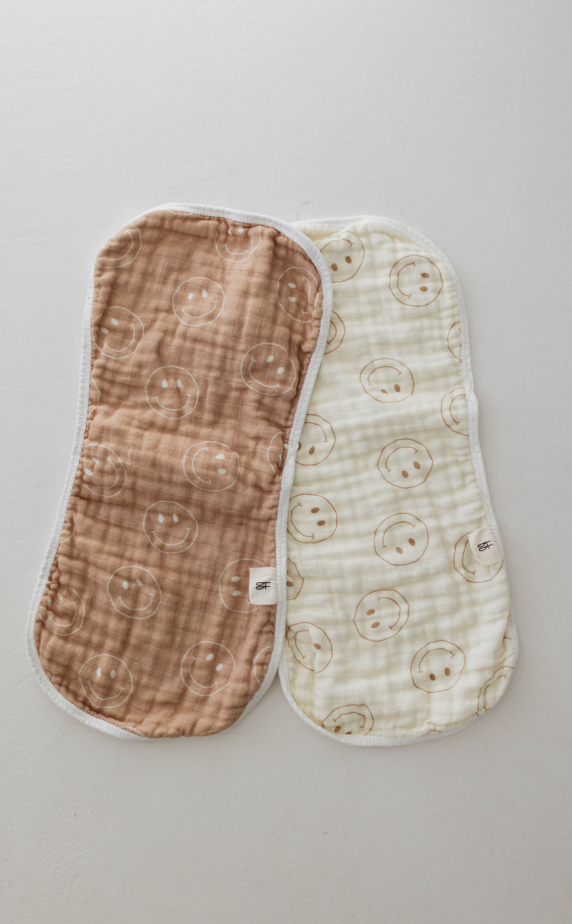 Burp Cloth | Ivory Smile