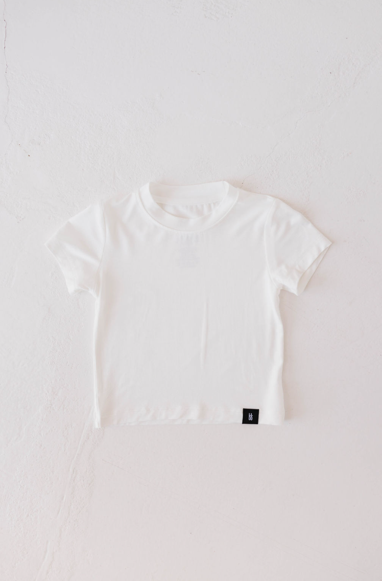 Basic Bamboo Tee | Cloud White