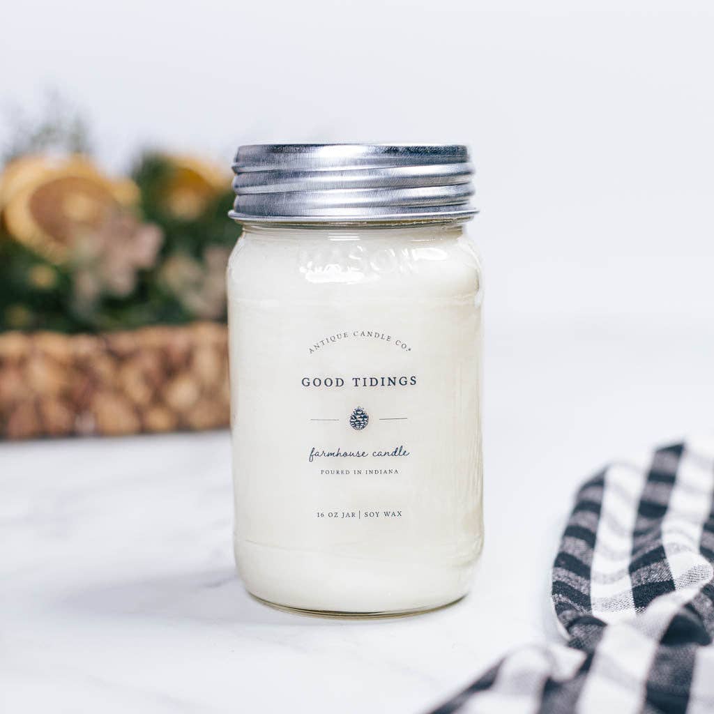 Good Tidings - Soy Wax Mason Jar Candle