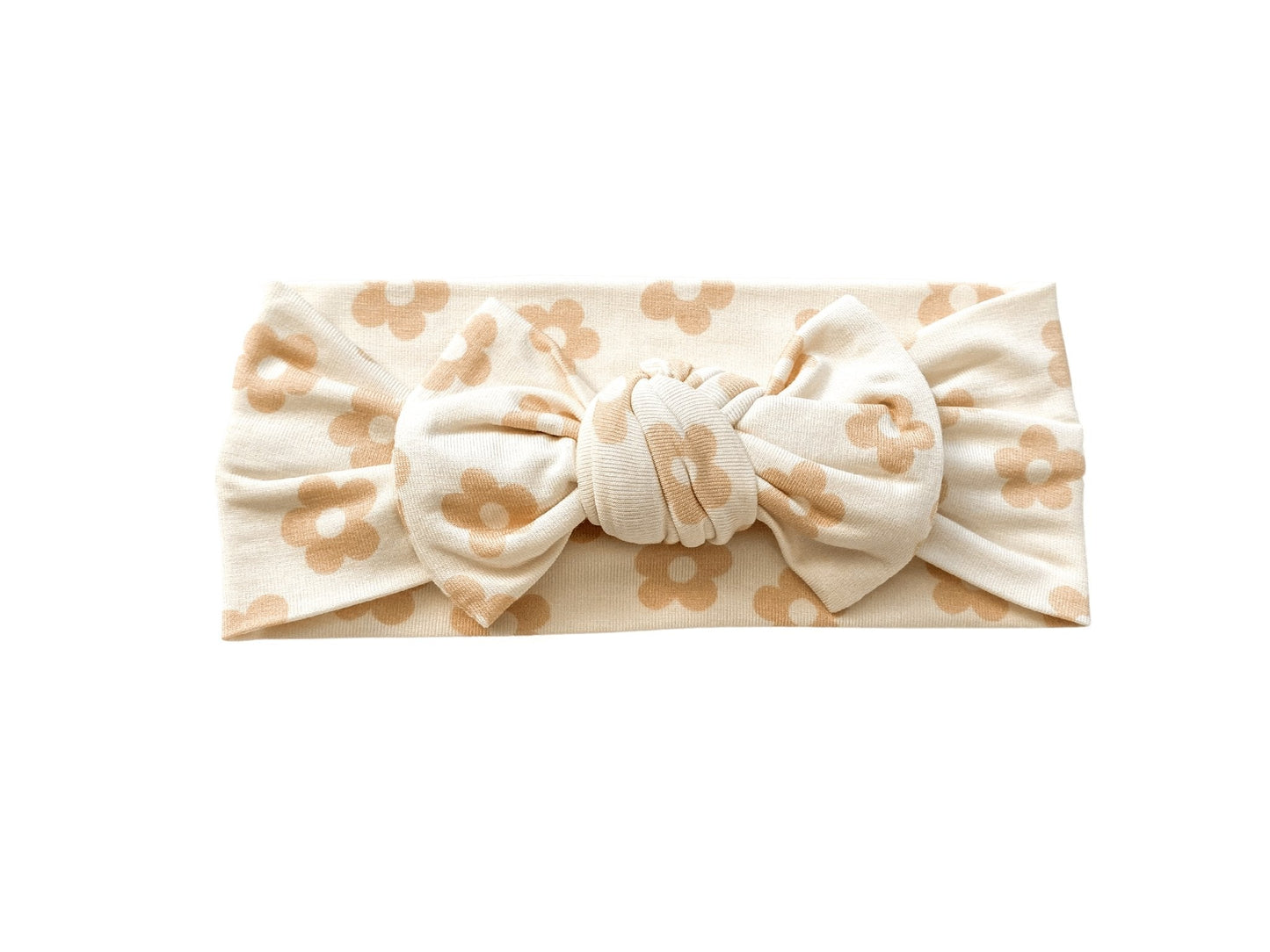 Knotted Headband - Blush Daisy