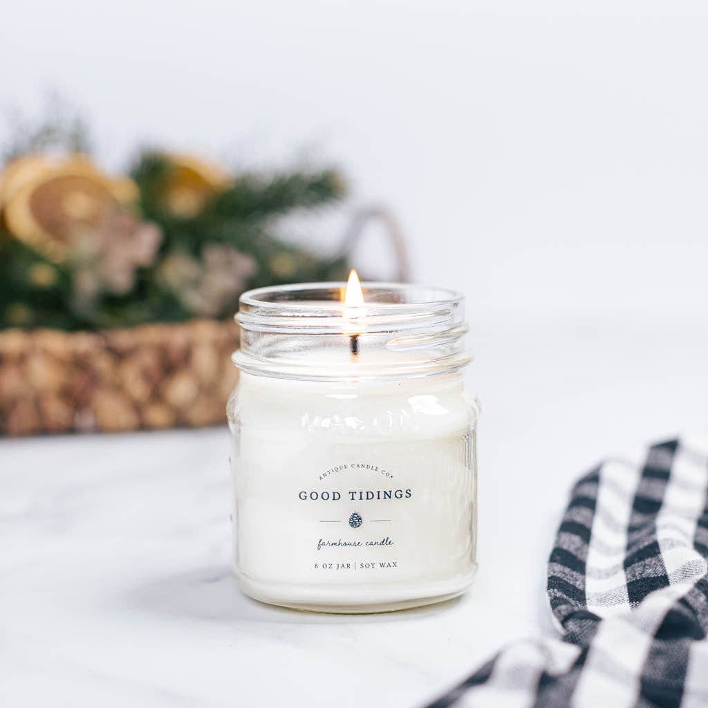 Good Tidings - Soy Wax Mason Jar Candle