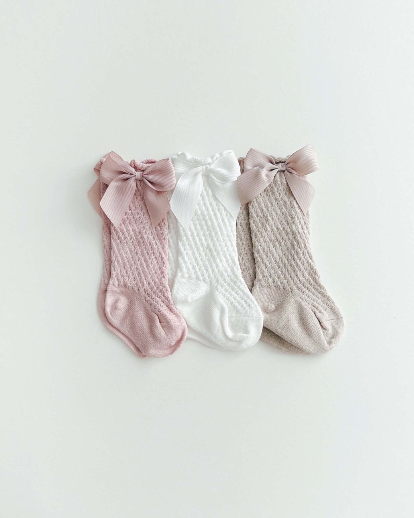 Cotton Lace Socks | Pink