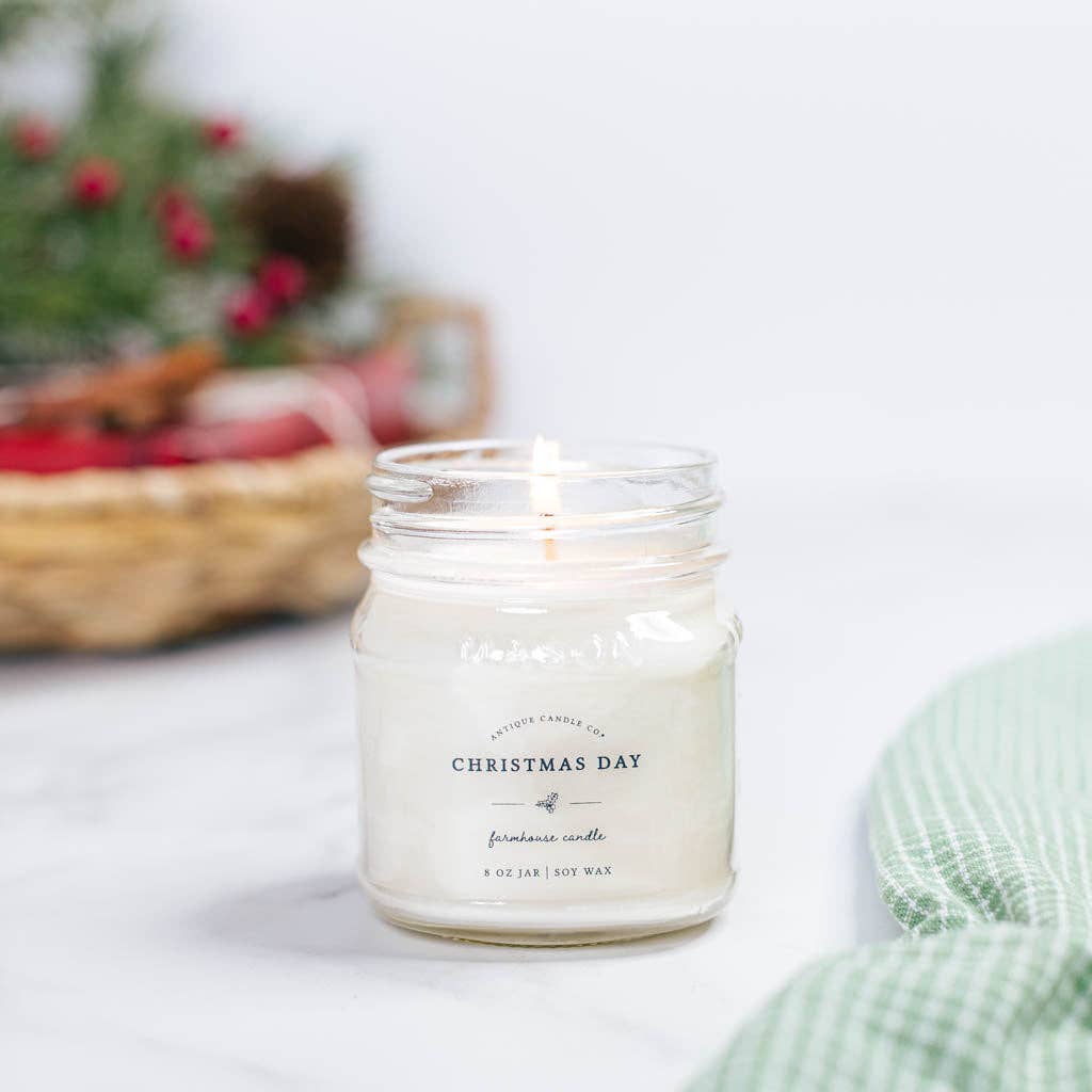 Christmas Day - Soy Wax Mason Jar Candle