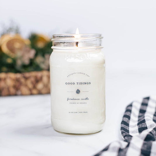 Good Tidings - Soy Wax Mason Jar Candle