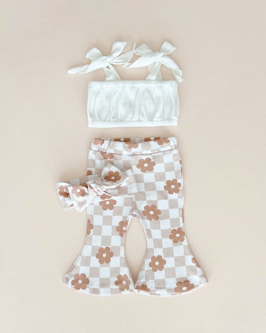 Flare Set | Latte Daisy