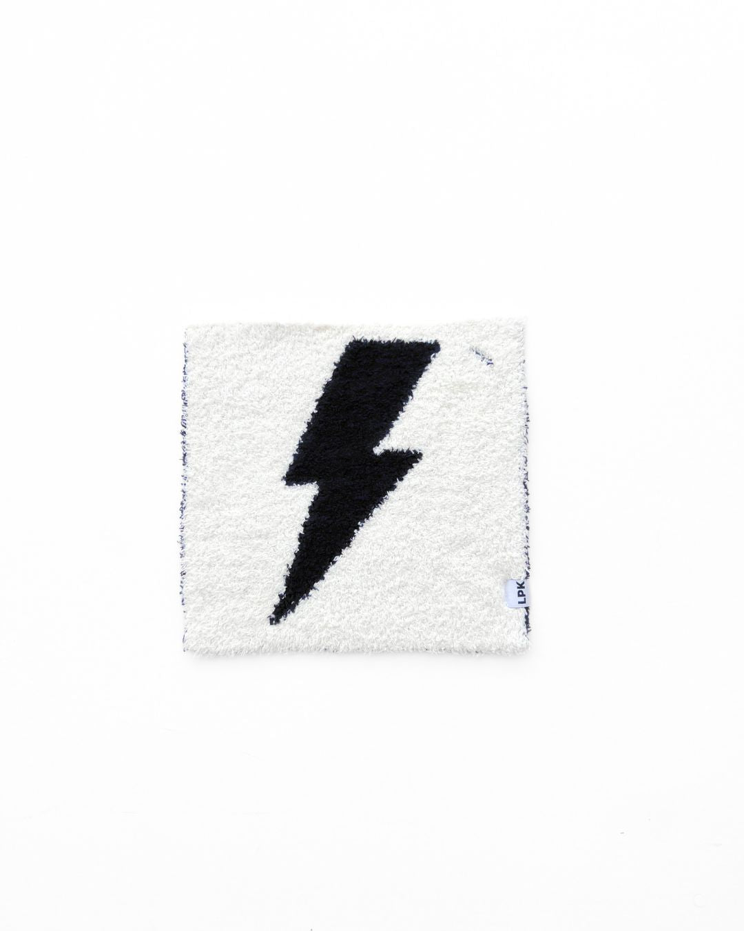 Lightning Bolt Plush Lovey | Black