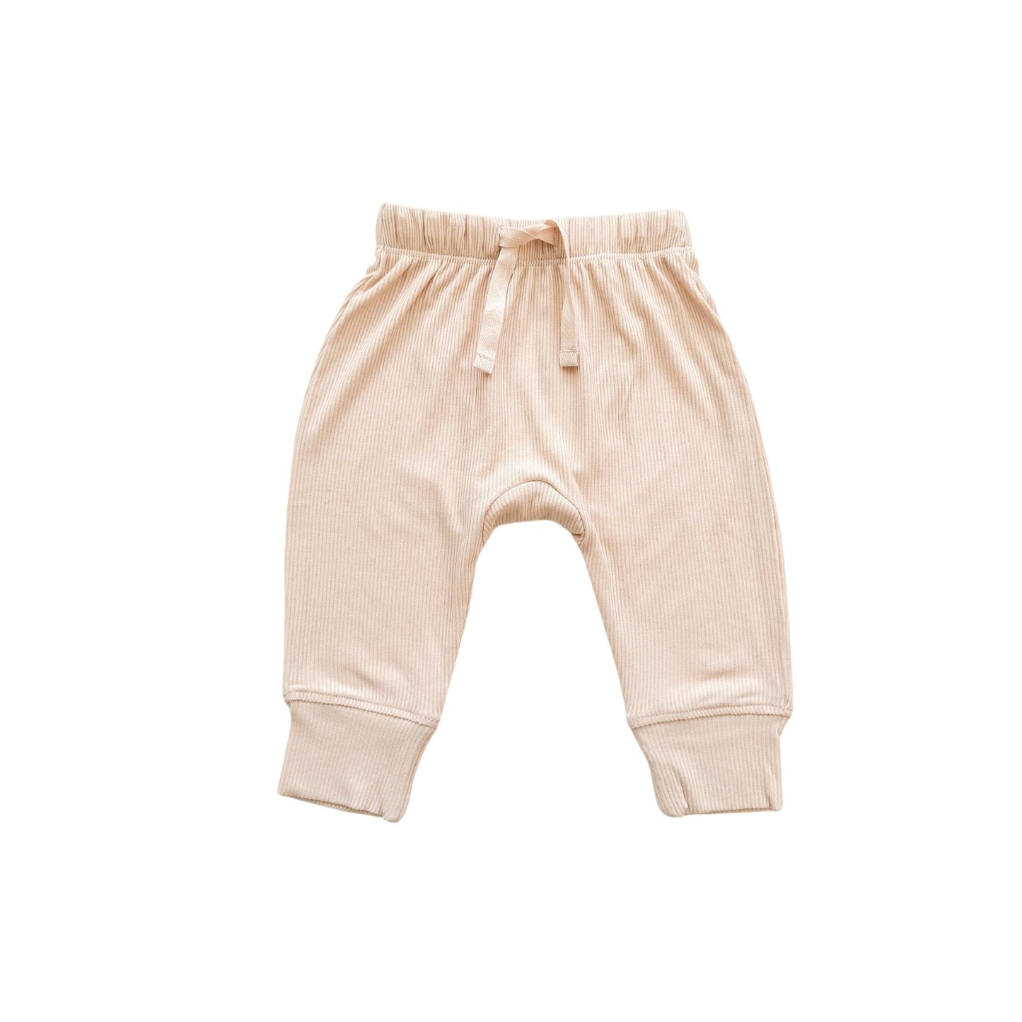 Bamboo Jogger Pants - Blush Ribbed