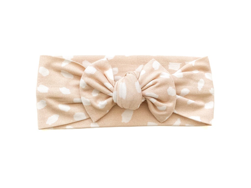 Knotted Headband - Sand Spotted